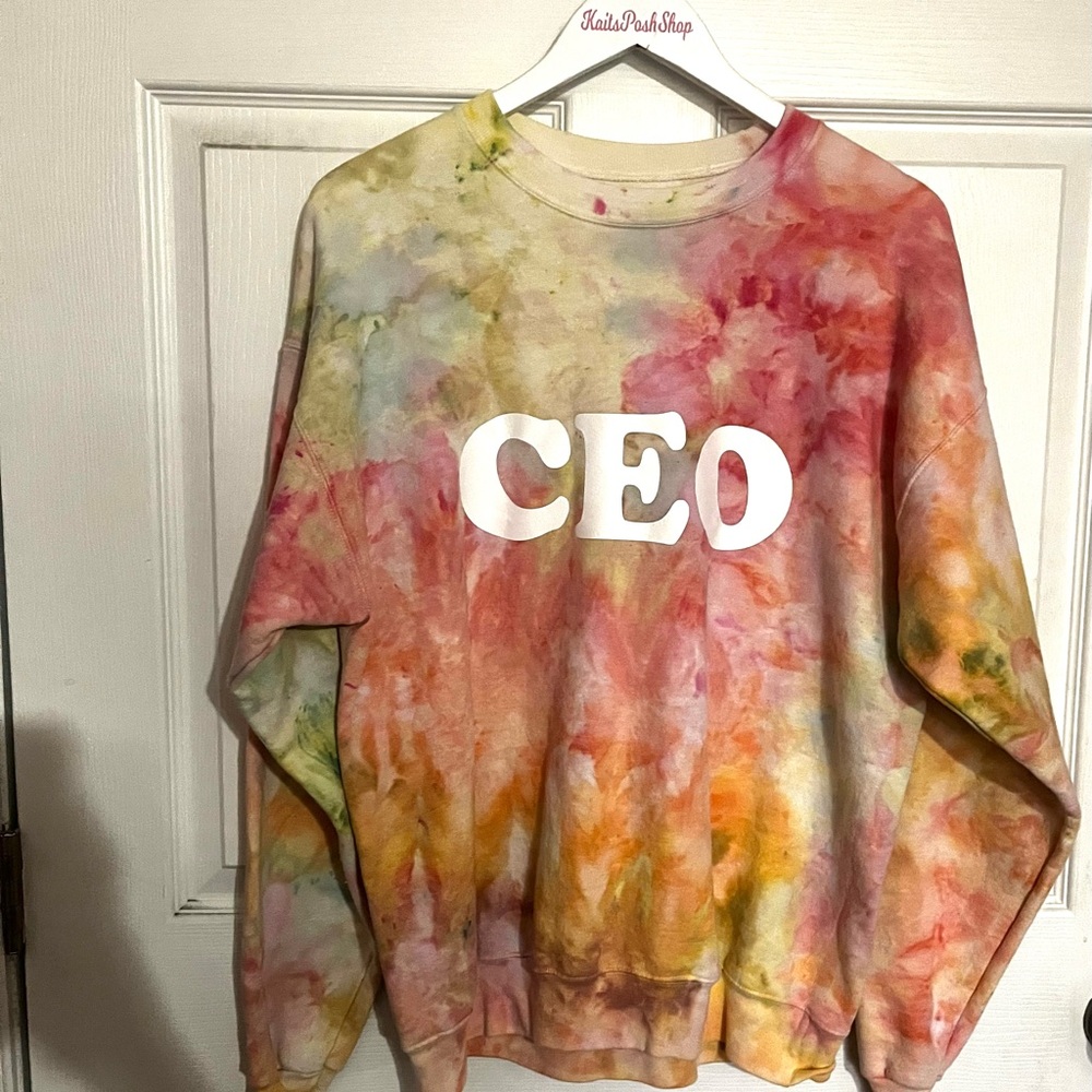 CEO Tie Dye Sweatshirt - Sz L